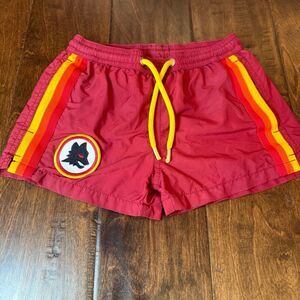 MC2 Saint Barth x AS Roma Lupetto Wolf Swim Trunks Boys size 6 Limited Edition